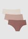 Tripack pink cotton stretch briefs_4