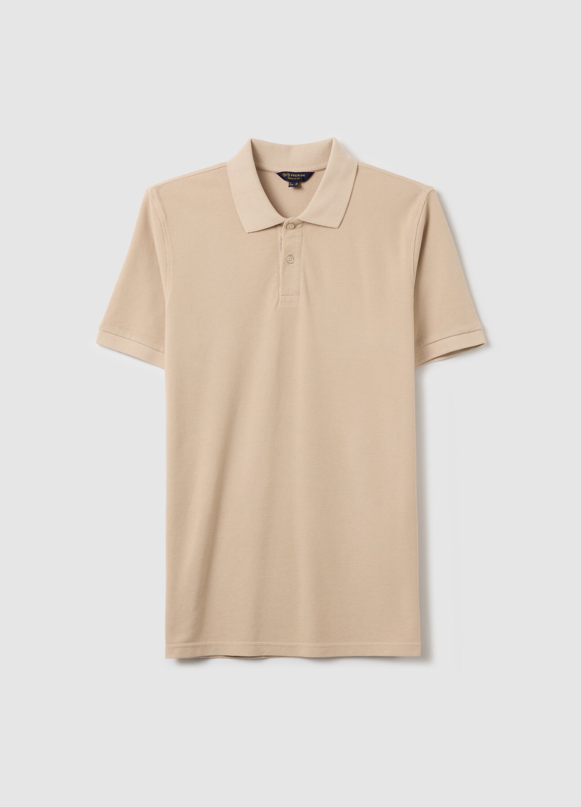 100% cotton piqué polo shirt