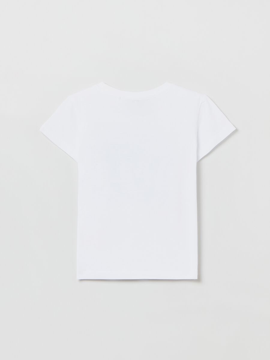 T-shirt con stampa glitter_1