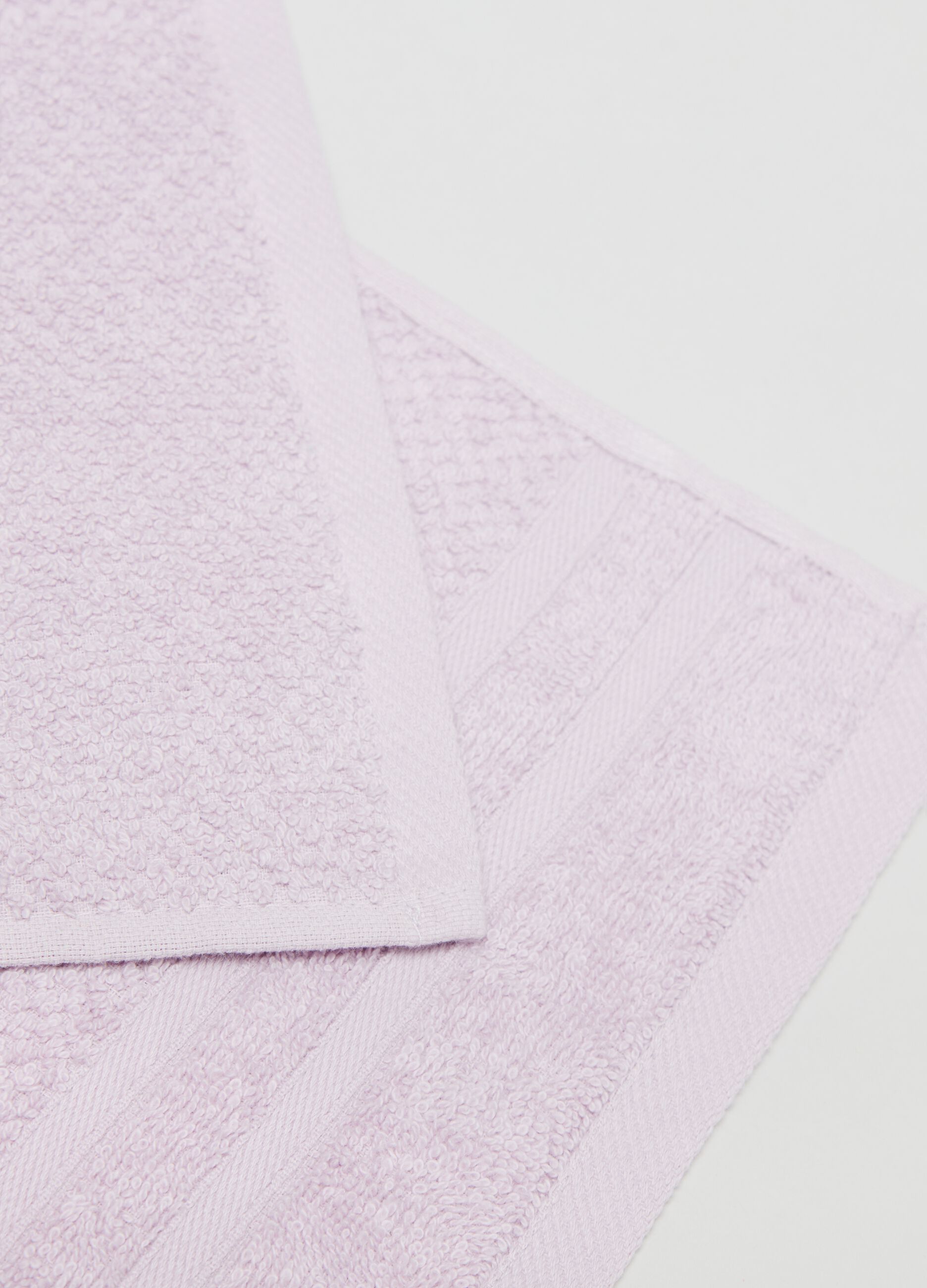 Asciugamano ospite 30x50 tinta unita rosa