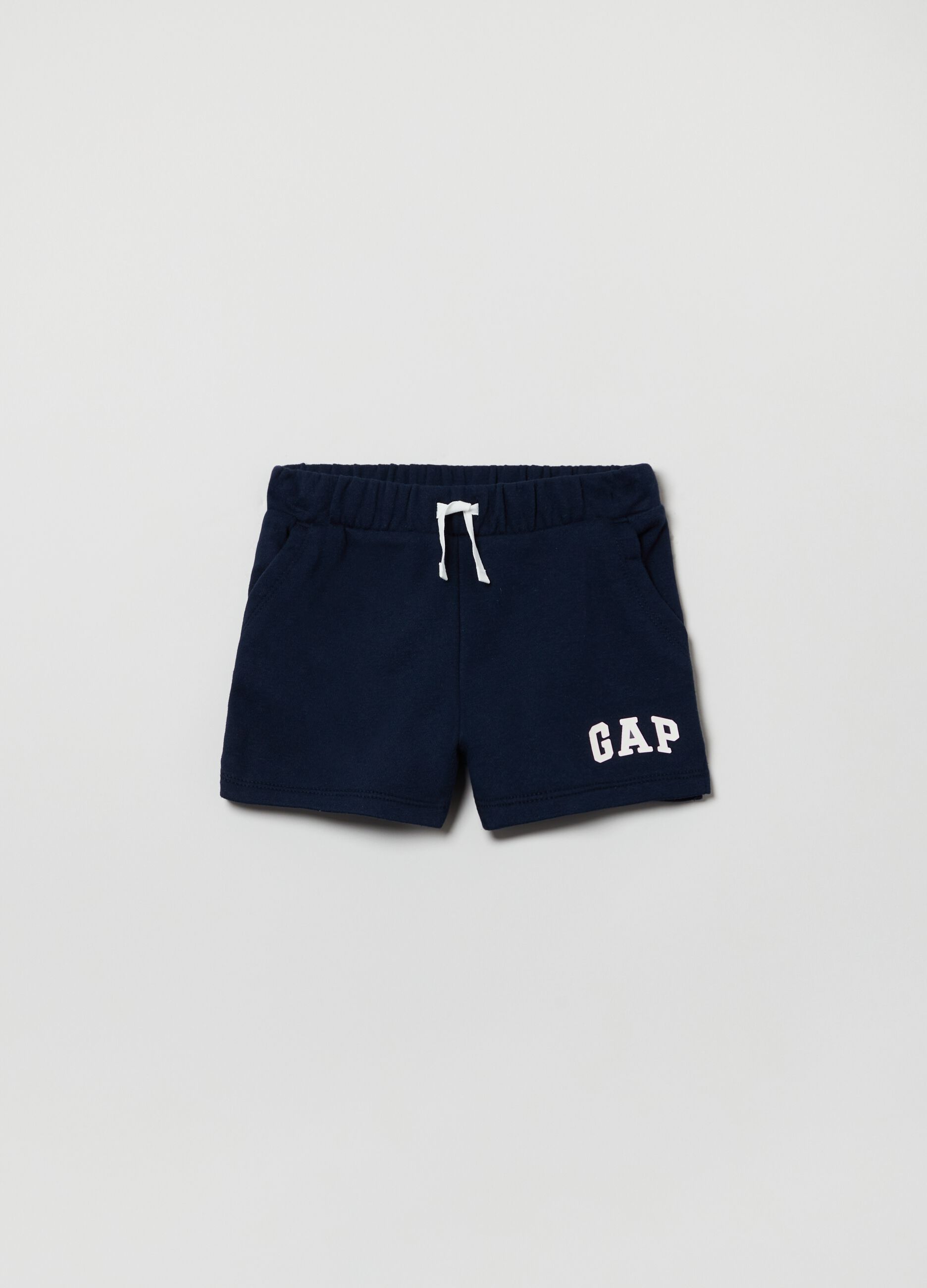 Shorts in French terry with logo