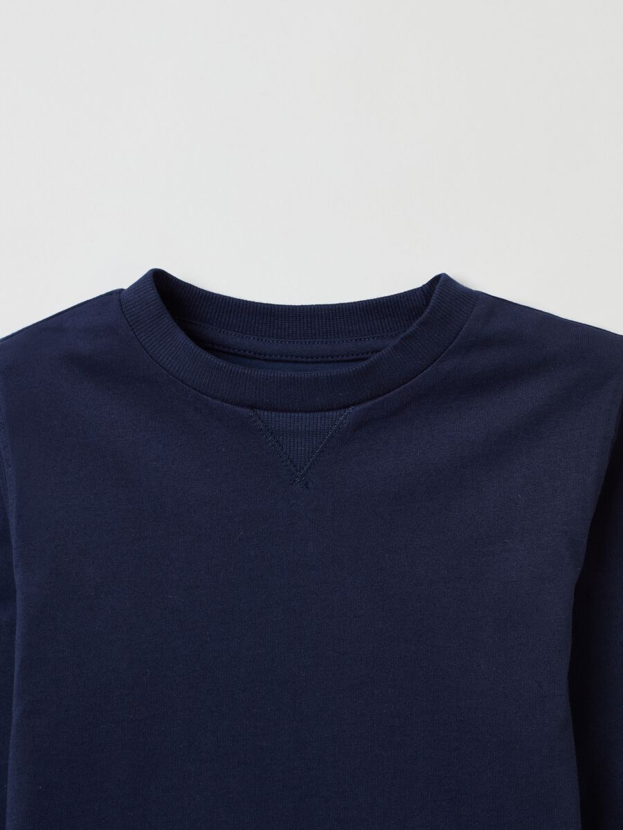 T-shirt a maniche lunghe in cotone_2