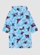 Blue pure cotton hooded MARVEL Spider-Man bathrobe for boys_1