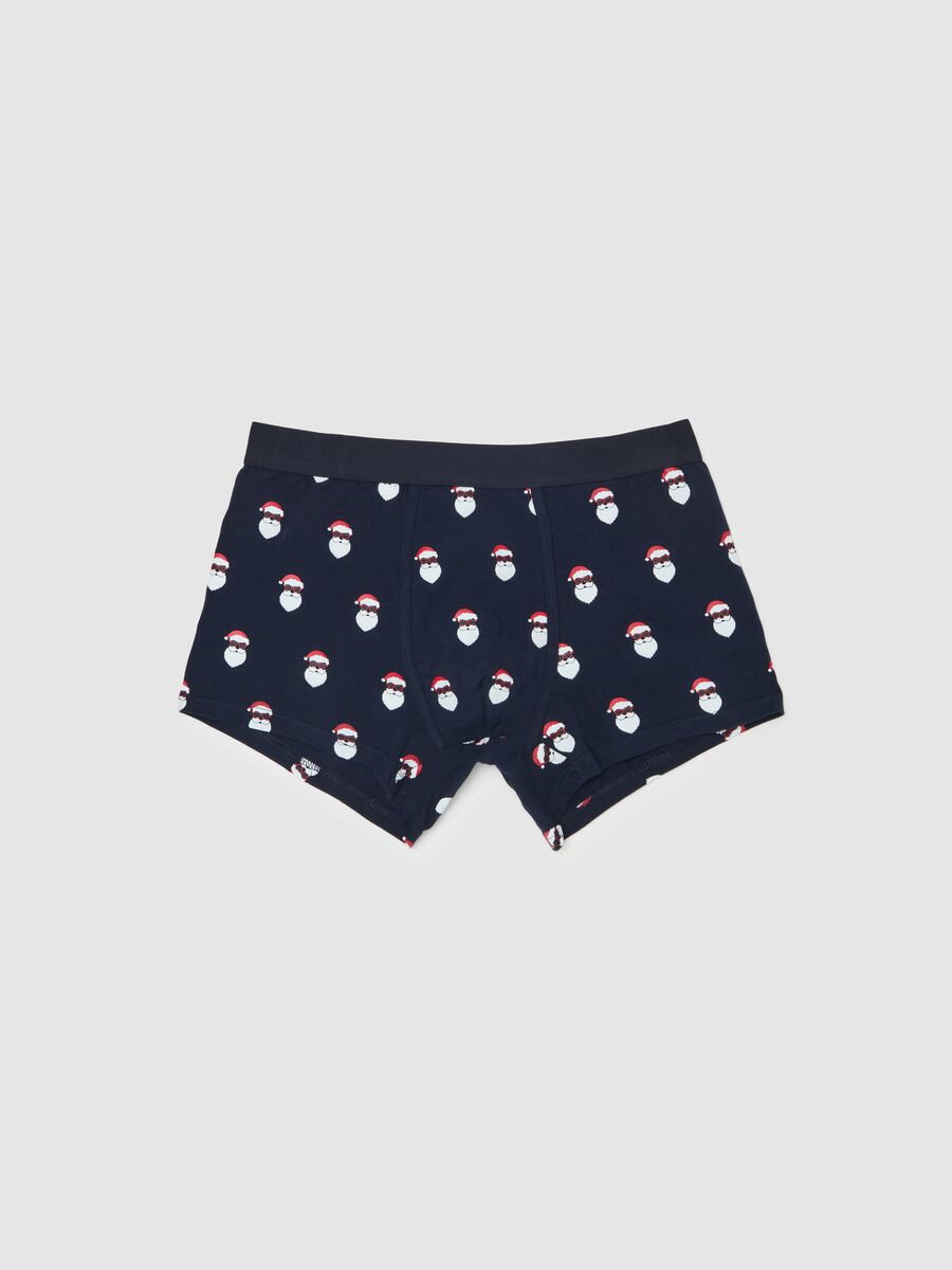 Stretch organic cotton boxer shorts with all-over print_4