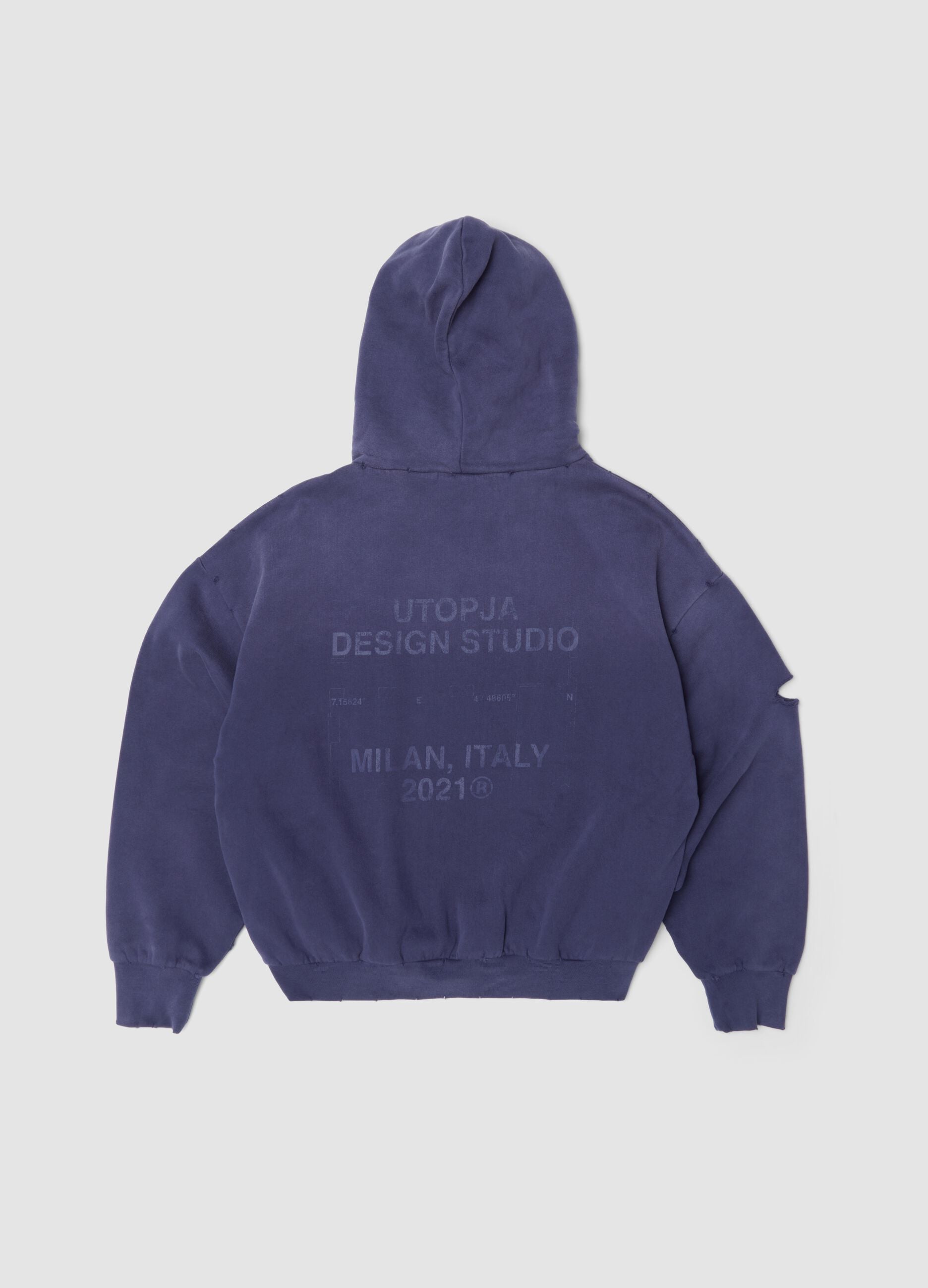 Hoodie Sunfaded Dark Twilight