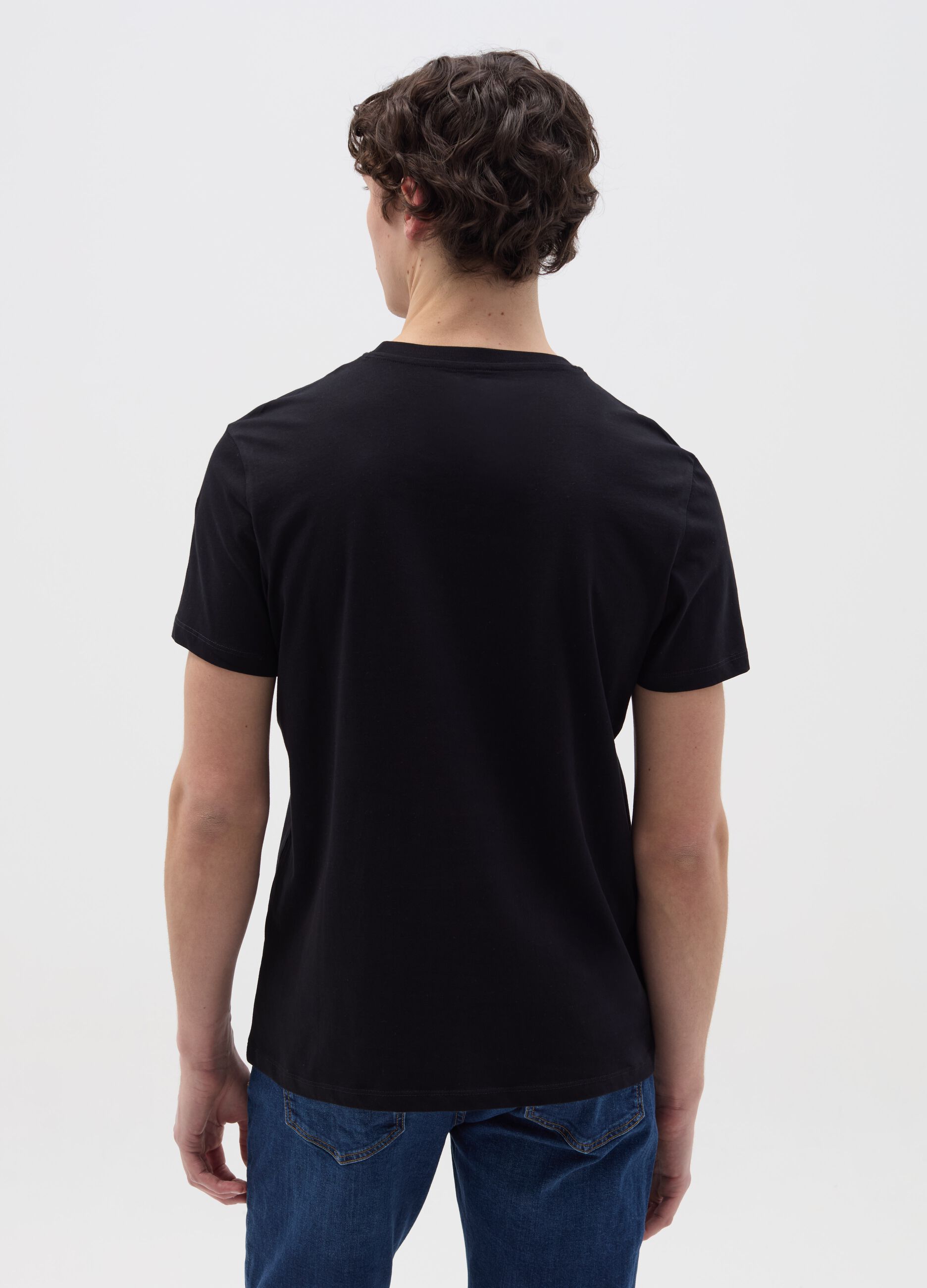 T-shirt girocollo relaxed fit