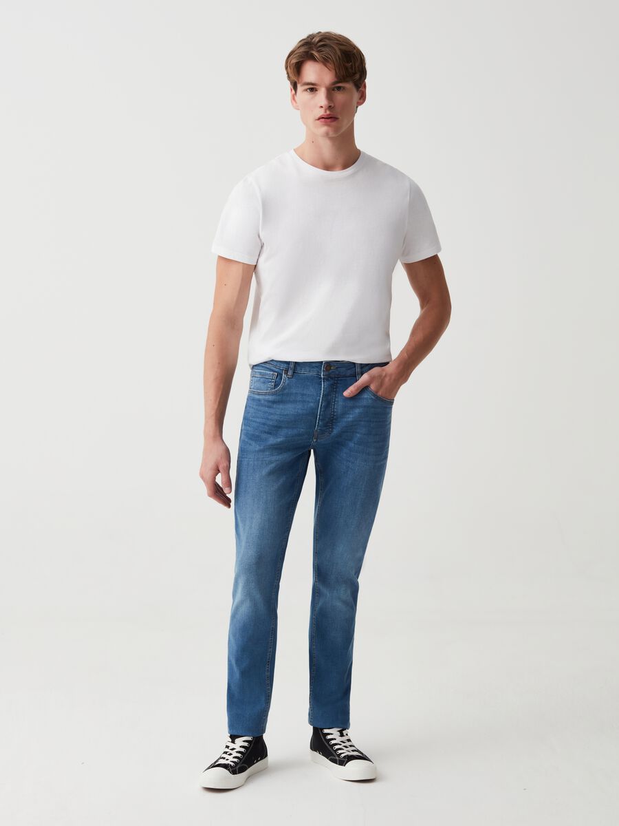Jeans slim fit stretch cinque tasche_0