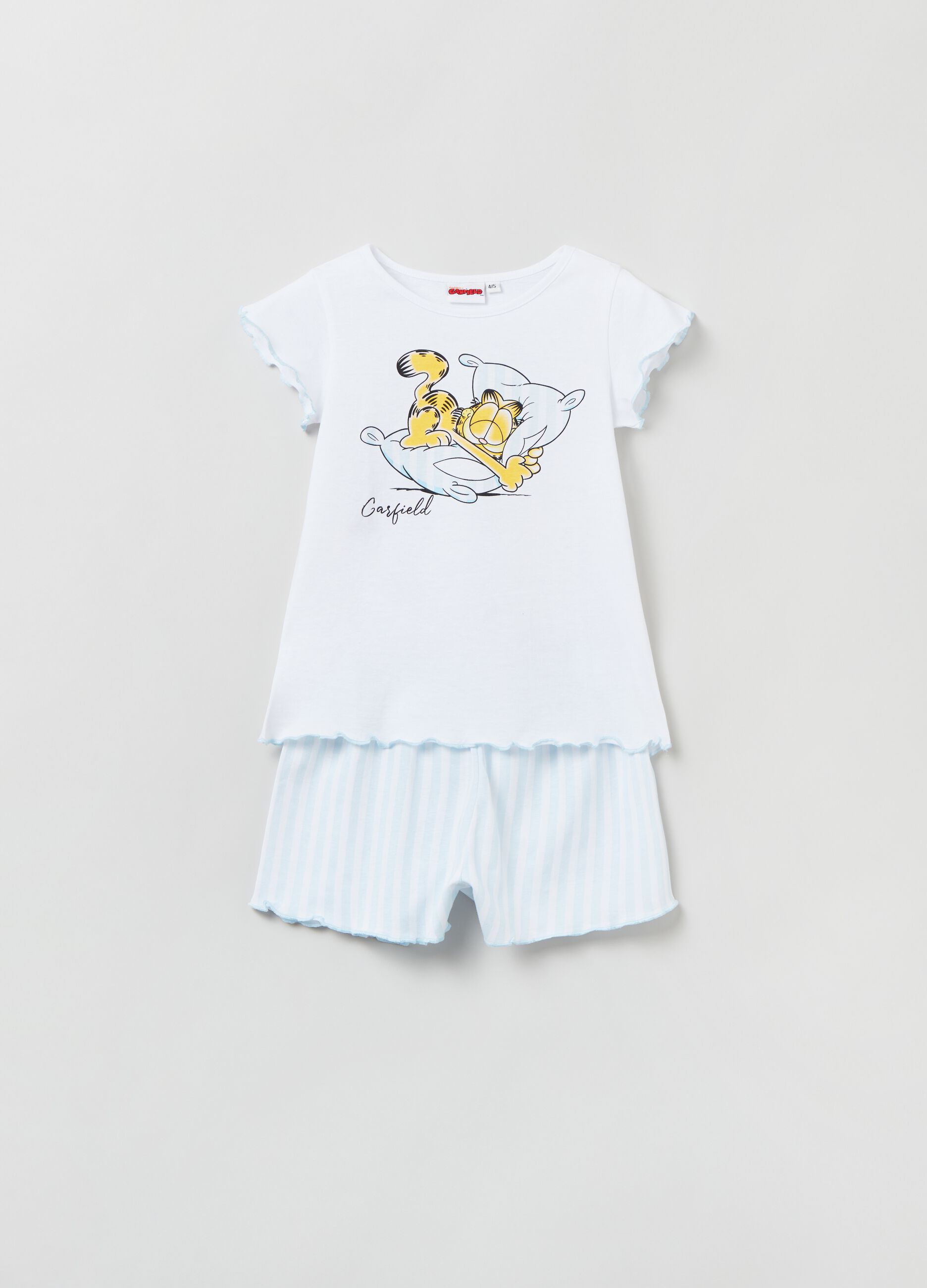 Cotton pyjamas with Garfield print