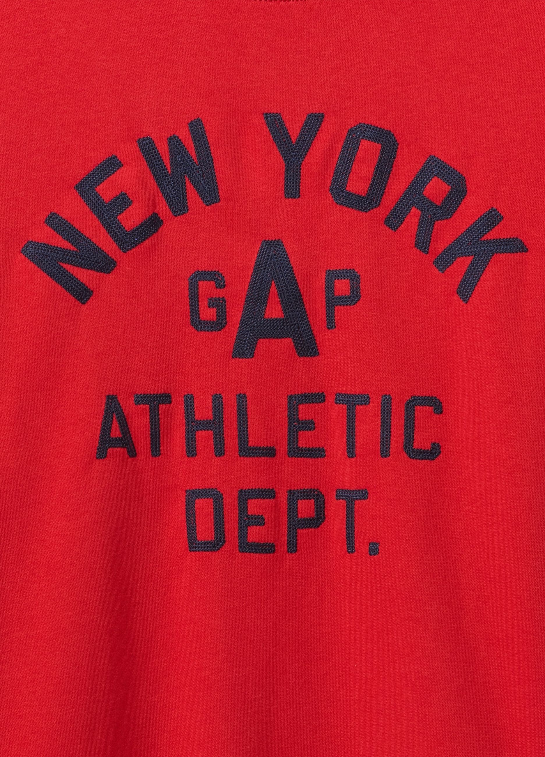 Red Sweatshirt with Gap and New York Print