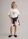 Girls&rsquo; multicolour pure cotton shorts, regular fit_0