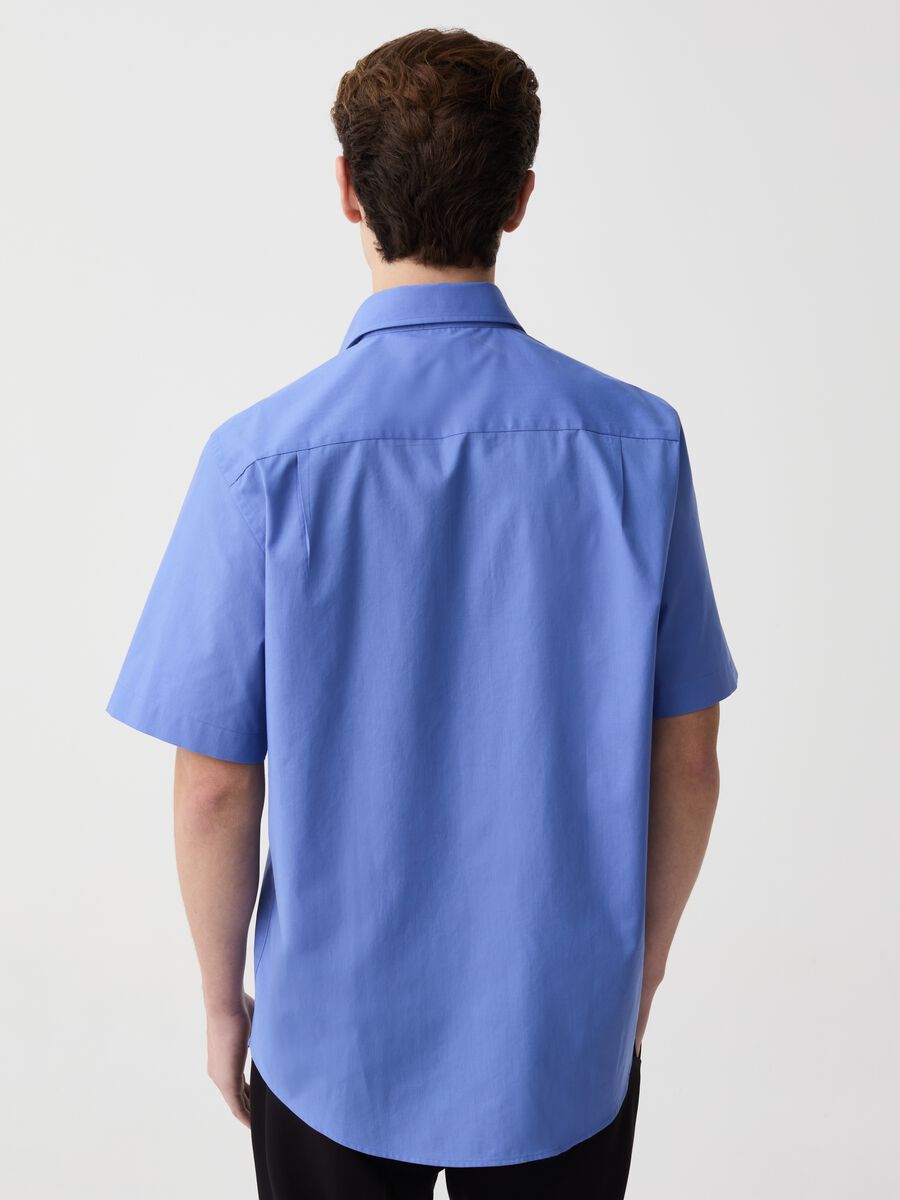 Short-sleeved regular-fit shirt with pocket_2