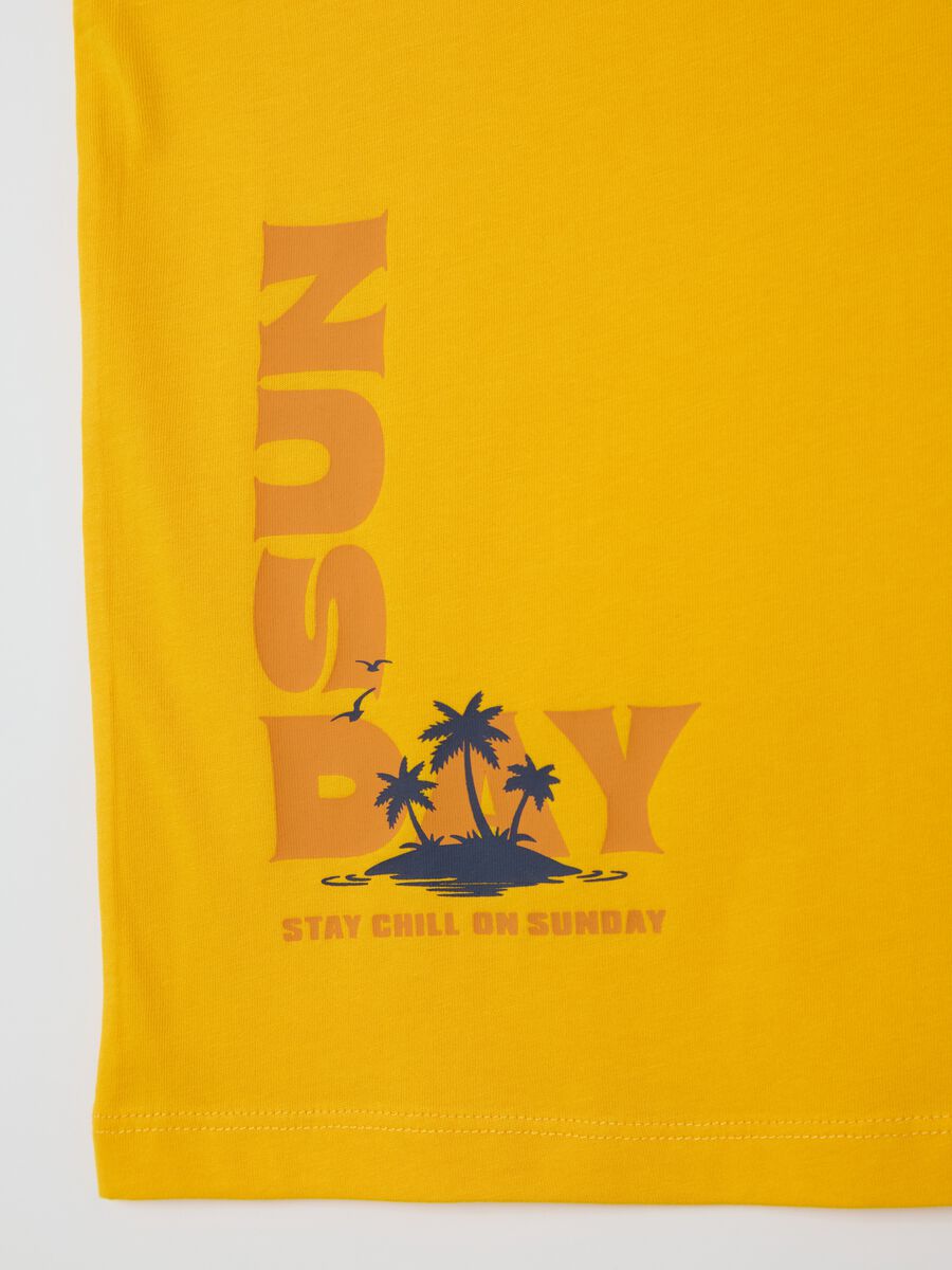 OVS Kids Pure Cotton Yellow Vest_3
