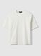 White Pure Cotton Boxy Fit T-shirt_4