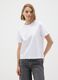 White pure cotton regular fit t-shirt_0