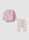 Purple organic cotton Disney 101 Dalmatians outfit for baby girl_1