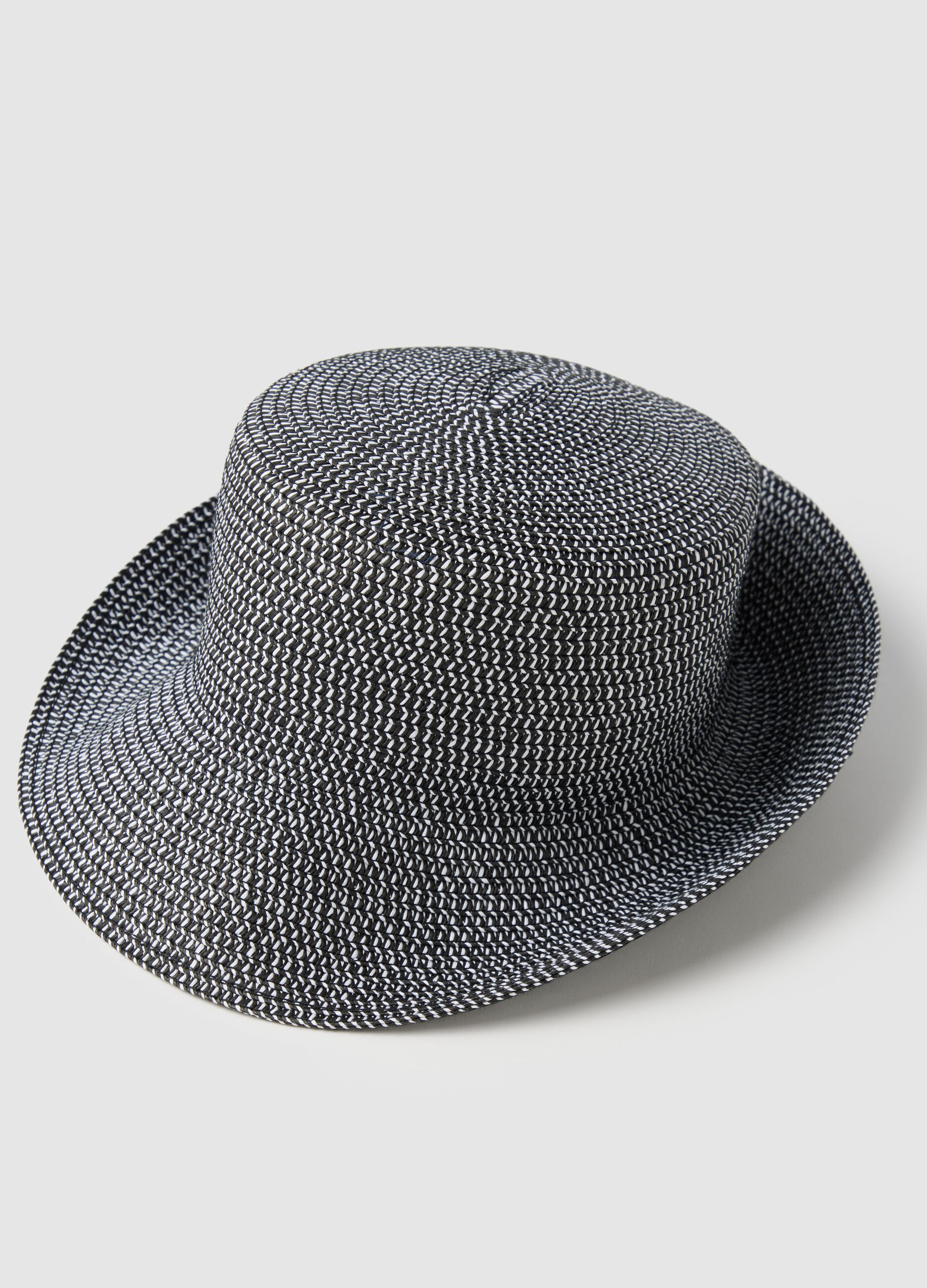 Cappello da donna in tessuto paper multicolor