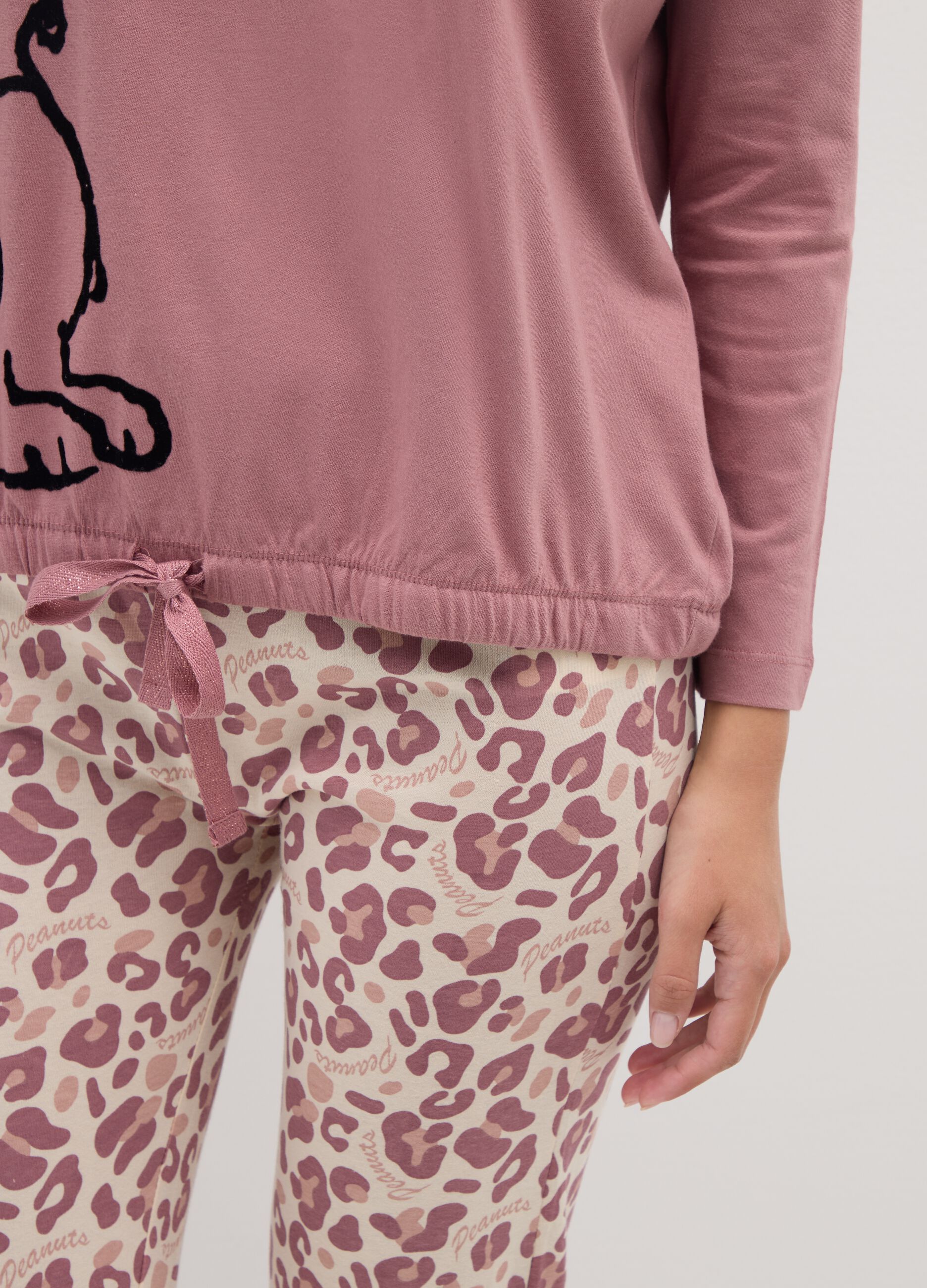 Pigiama in puro cotone multicolor regular fit