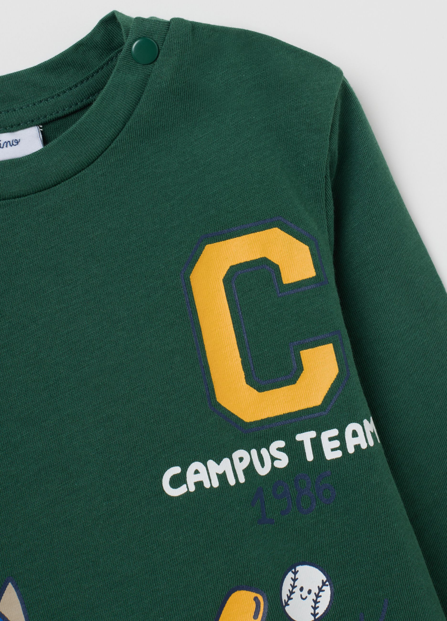 Children's Green Cotton Sweater