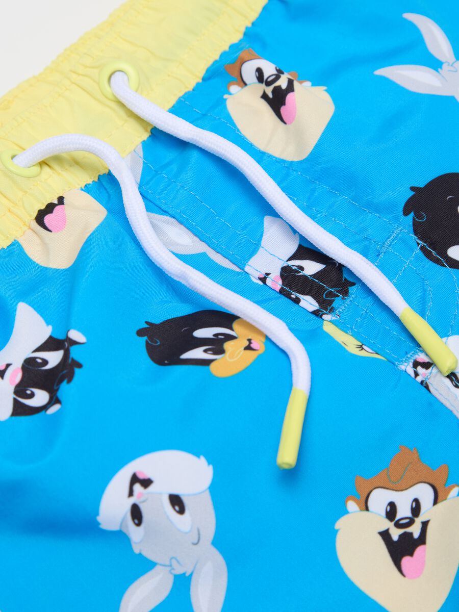 Multicolored children's swimsuit with Looney Tunes print, regular fit_2
