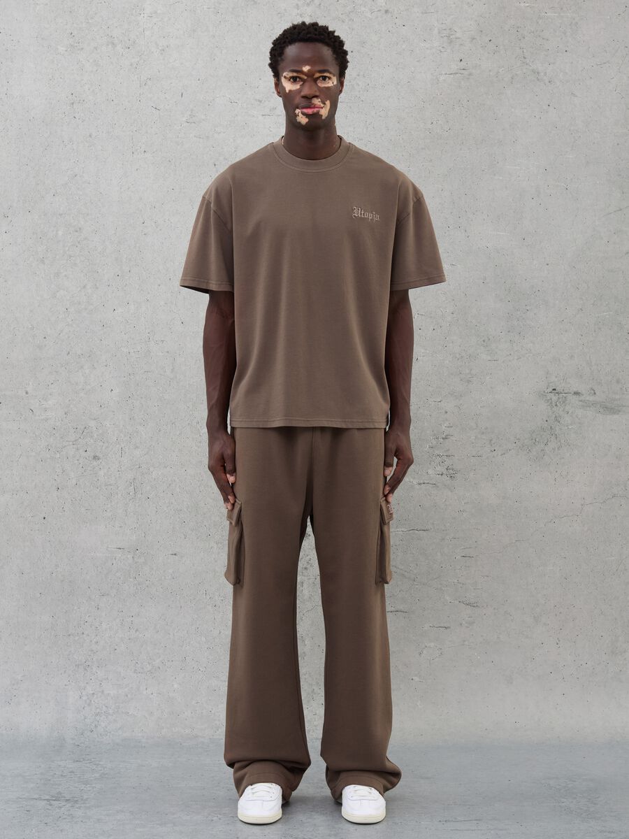 Cargo Sweatpants Cappuccino Brown_1