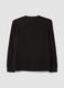Black regular-fit honeycomb viscose-blend T-shirt_2