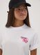 White pure cotton T-shirt with ribbed neckline and cherry print_1