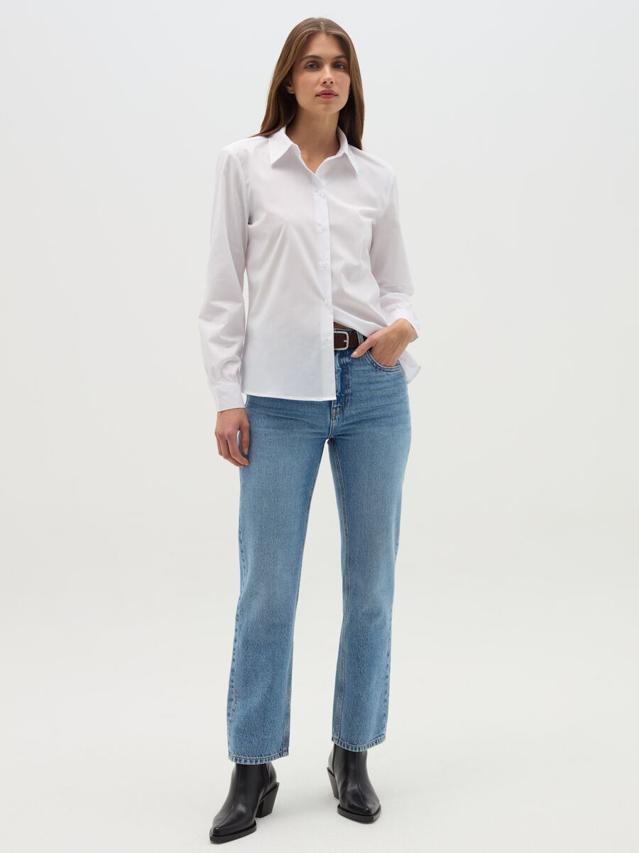 Curvy shirt in cotton blend_1