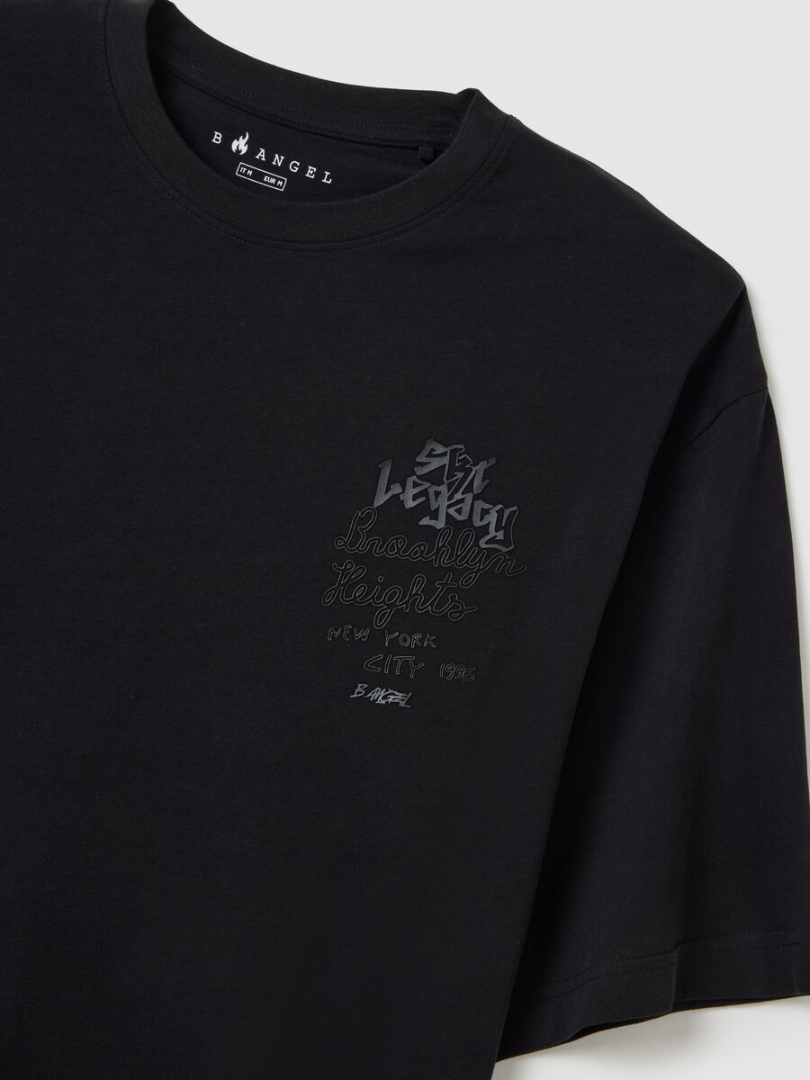 Black Pure Cotton Regular Fit T-Shirt_1