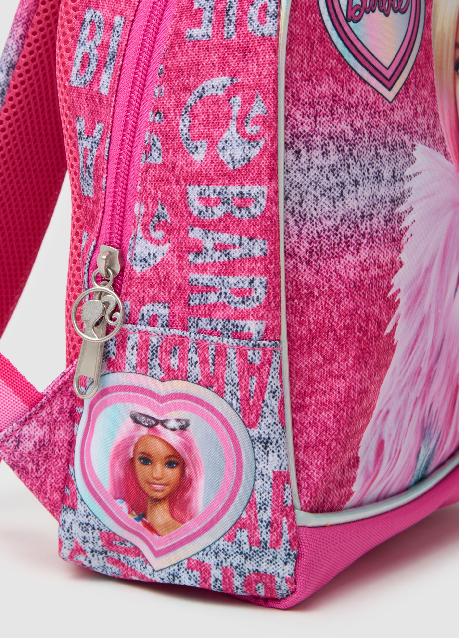 Zaino Barbie da bambina rosa glitterato