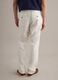 White pure linen chino trousers, regular fit_2