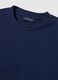 Regular fit blue pure cotton t-shirt_5