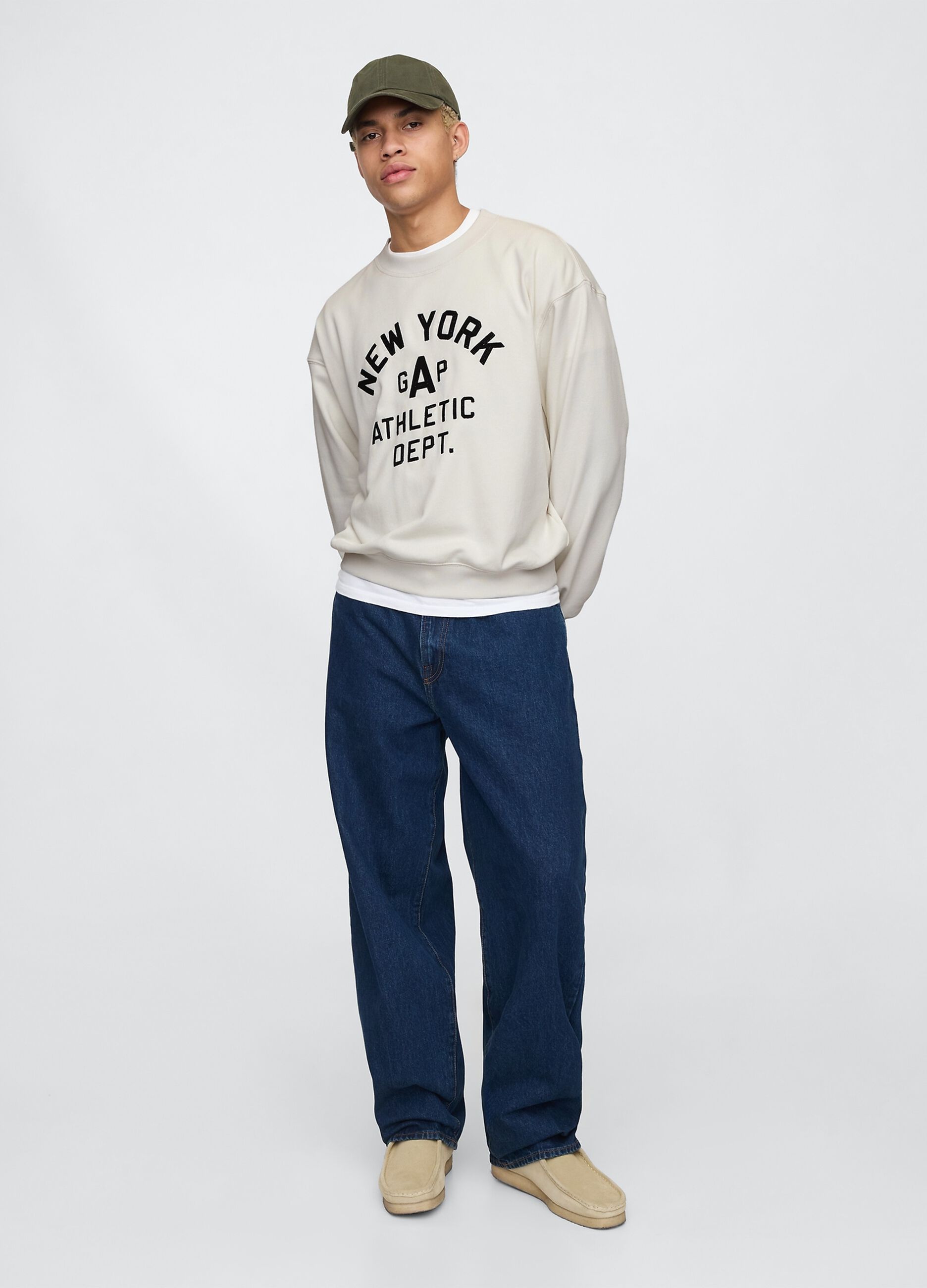 Gap New York Logo Crewneck Sweatshirt