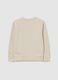 Kids' oversized beige pure cotton sweatshirt_1