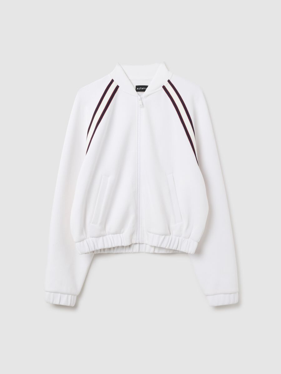 Full-zip crop con piping ALTAVIA COURT_4