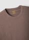 Brown pure cotton short sleeve regular fit T-shirt_5