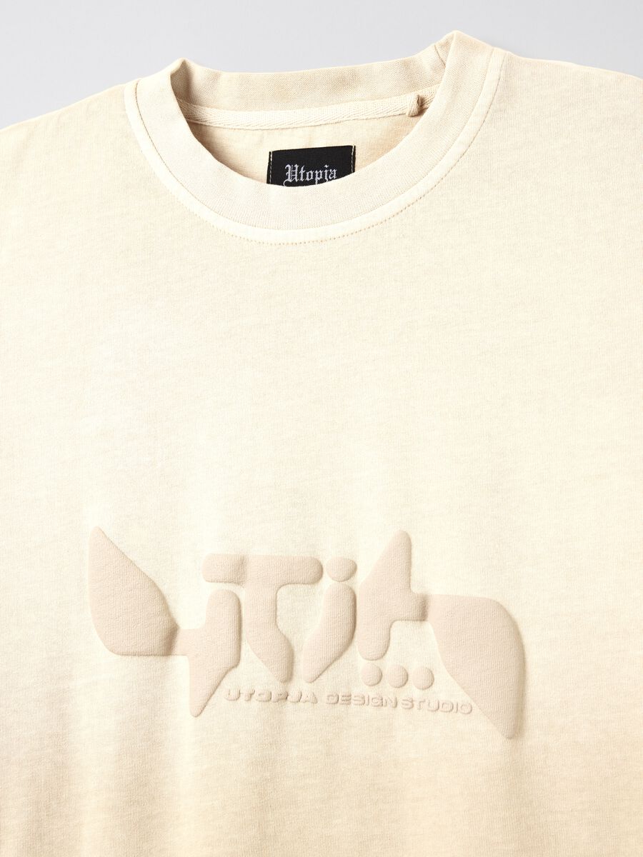 Sunfaded Graphic T-shirt Sand_6