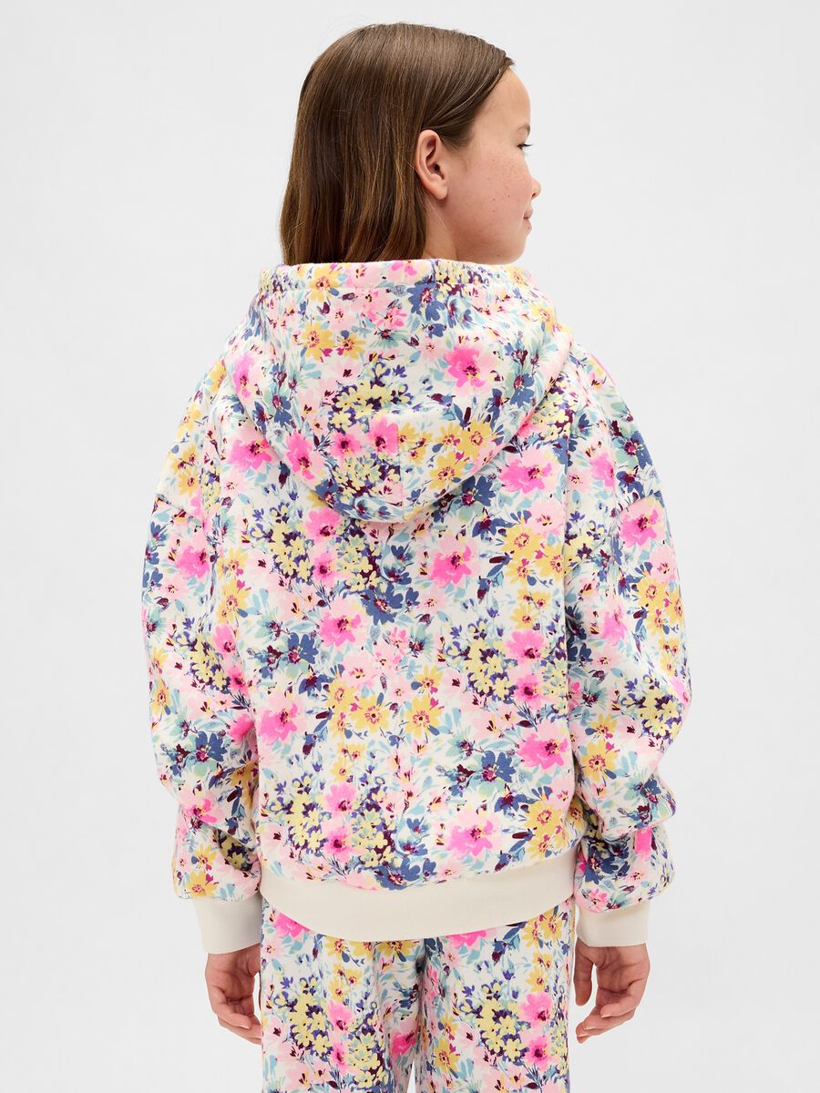 Multicolour Cotton Hoodie for Girls_1