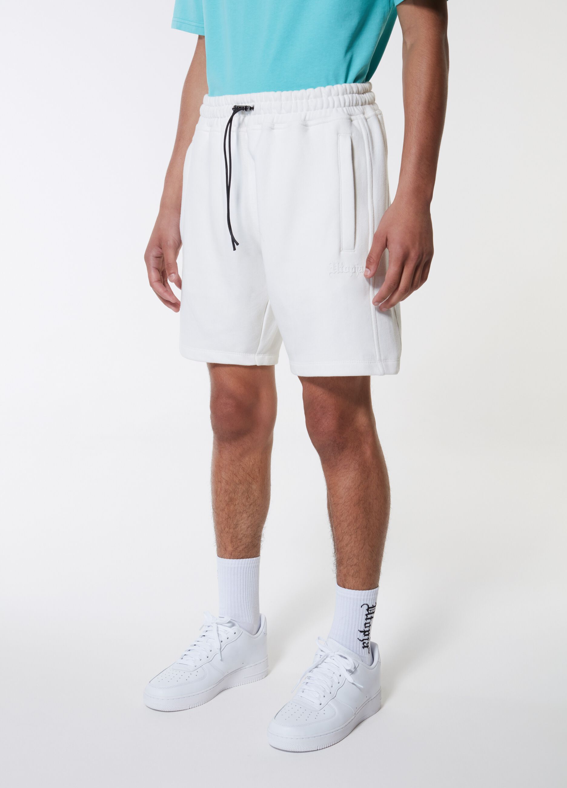 Sweat Shorts White_1