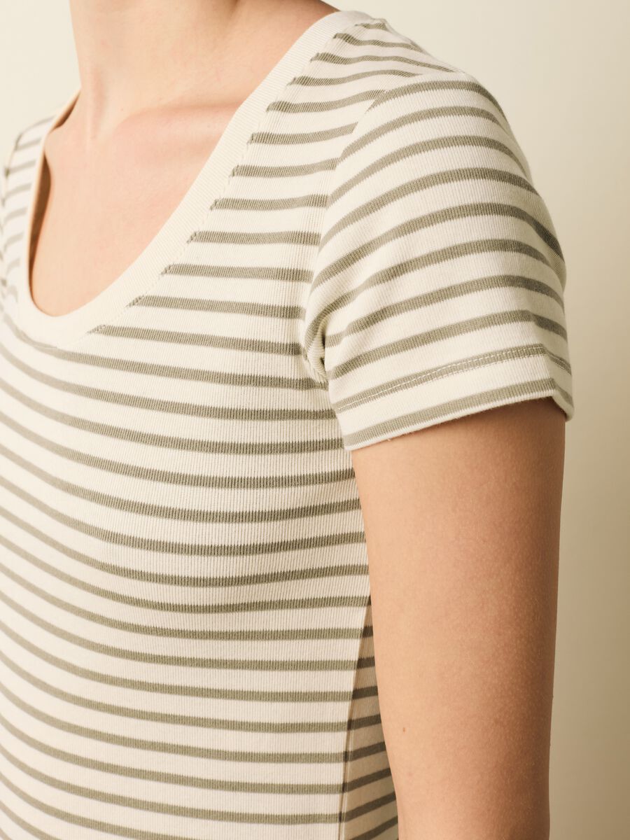Striped cotton T-shirt_2