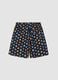 Children's black regular fit beach shorts with Pok&eacute;mon prints_1