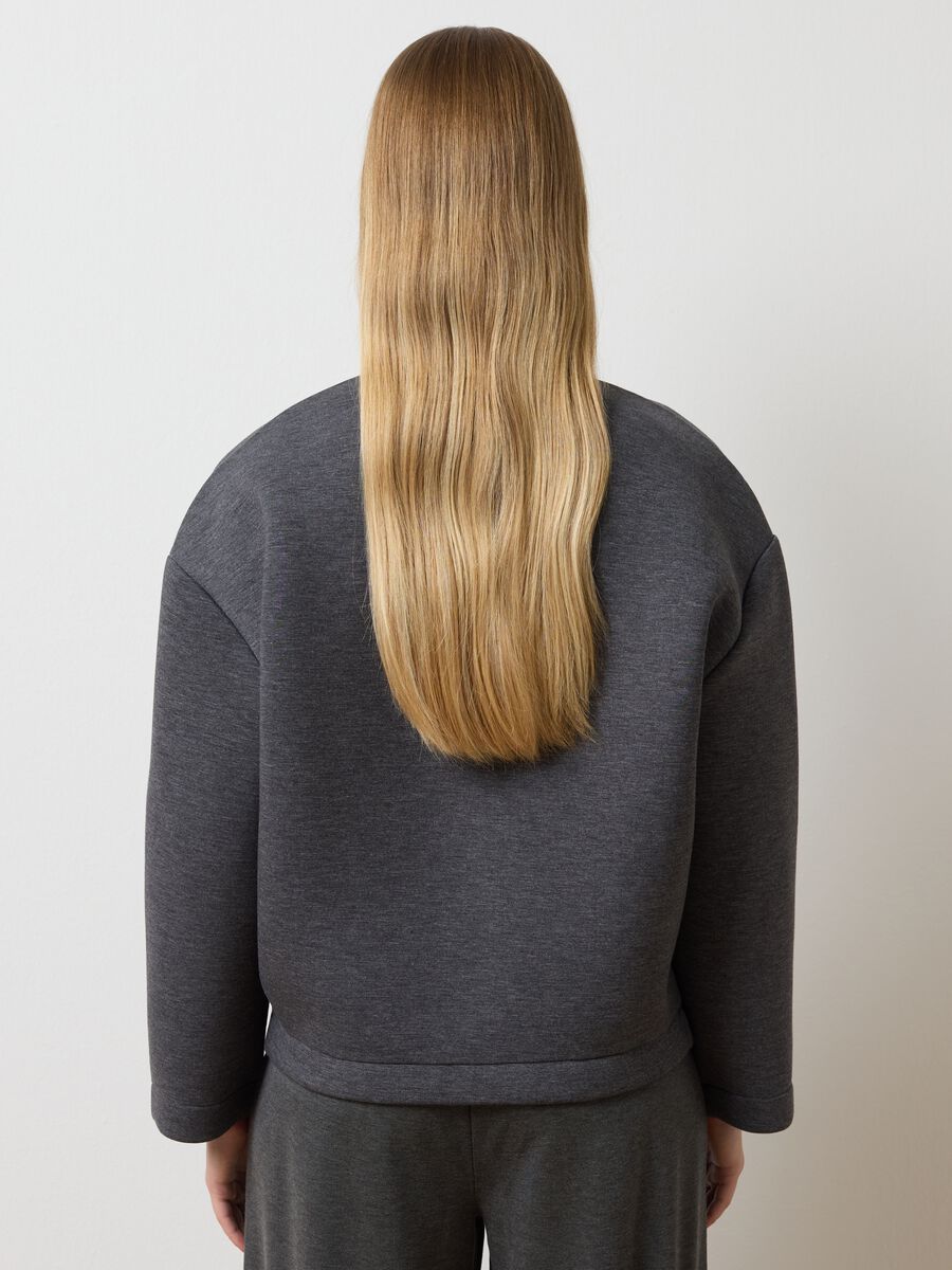 Heather Grey Regular Fit Sweatshirt_3