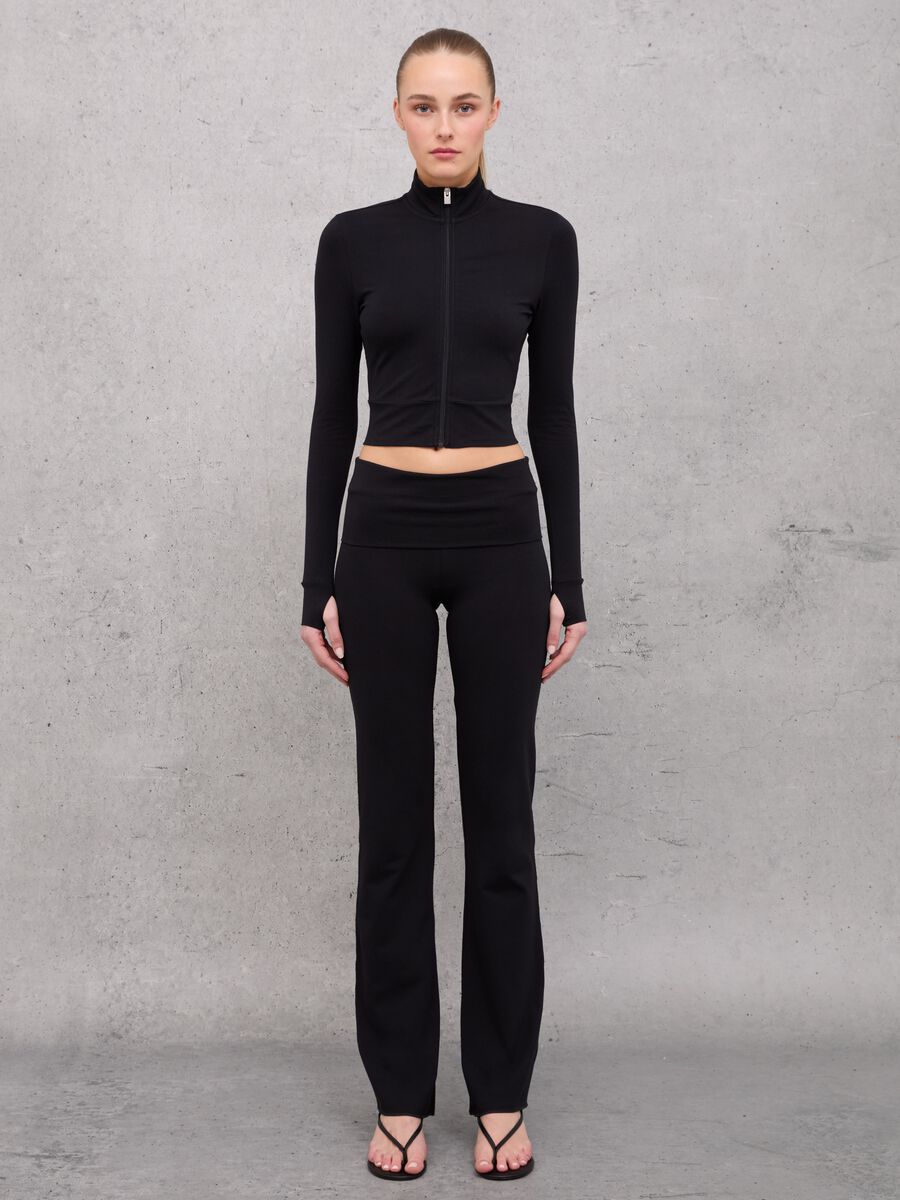 Jersey Yoga Pants Black_1