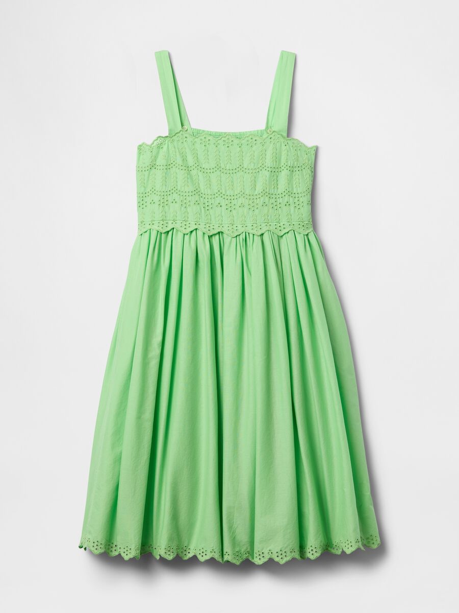 Gap Kids Green Cotton Dress_2