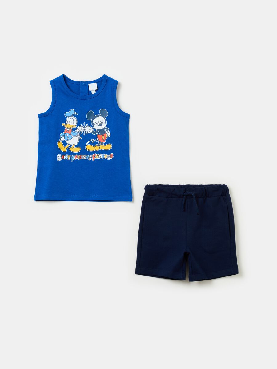 Jogging set in cotone stampa Donald Duck 90_0