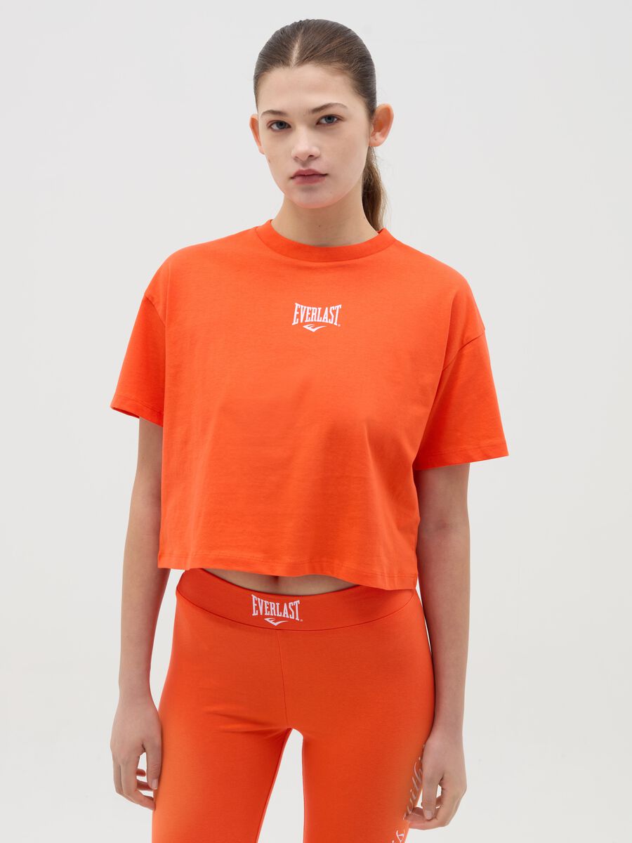 Cotton T-shirt with print_0