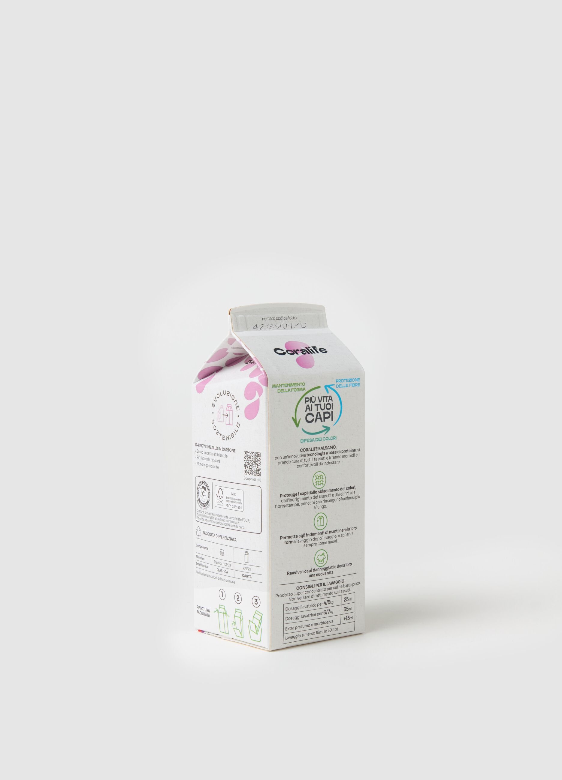 Coralife Balsamo Per Tessuti 750 ml - 30 lavaggi