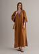 Long Brown Pure Cotton Kaftan_1