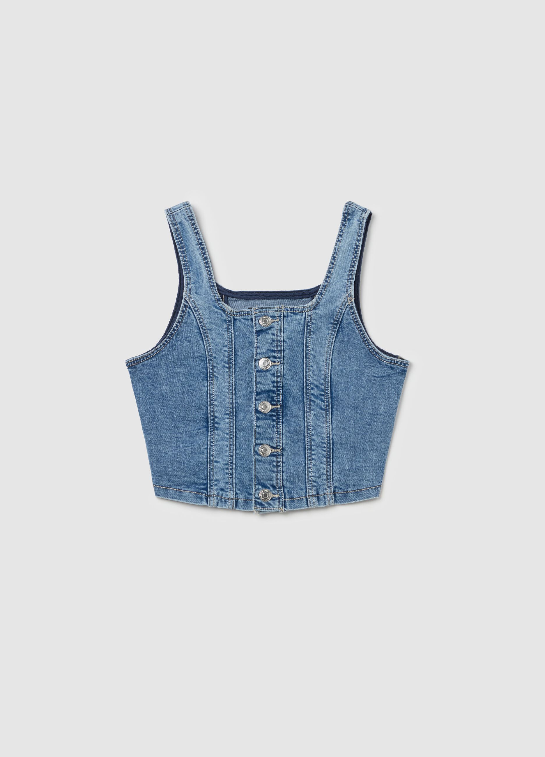 Top in denim