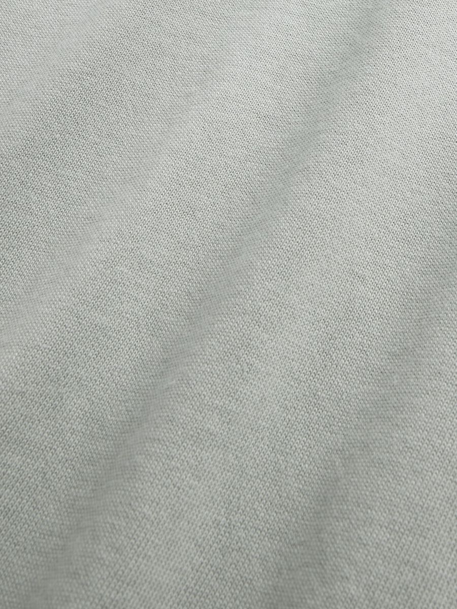 Grey Long Sleeve Cotton T-Shirt_4