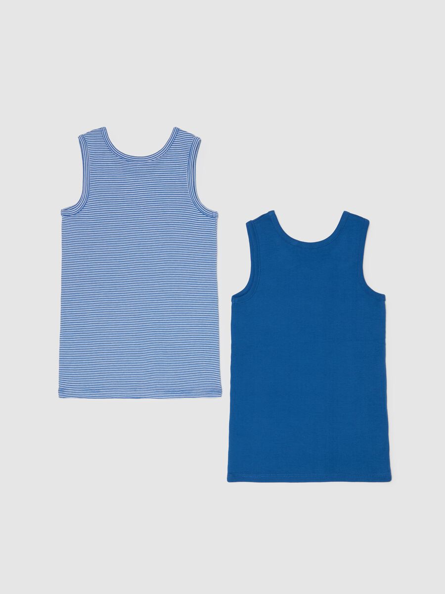 Two-pack racer back vests with round neck_1